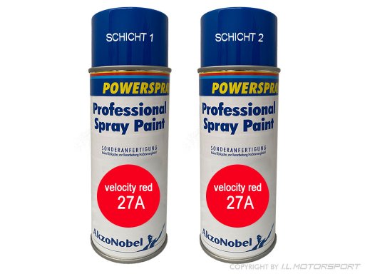Spray Paint  27A  velocity red mica - Pearl effect 3-layer structure