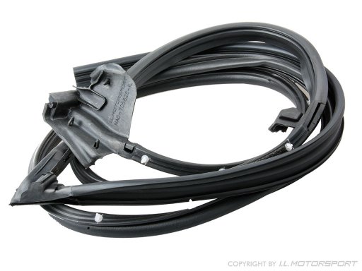 MX-5 door seal left complete with mounting clips