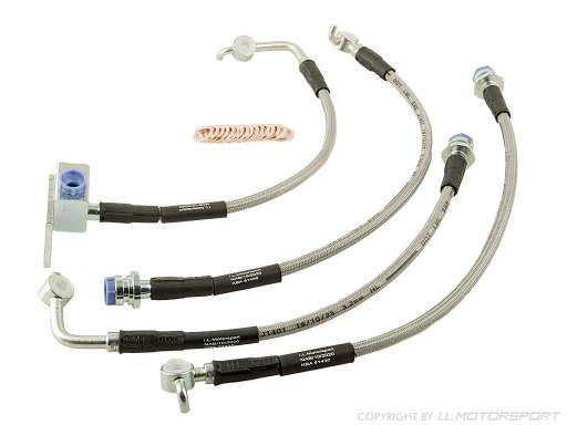 MX-5 Steel flex brake lines Kit I.L. Motorsport MK1 / MK2 / MK2.5