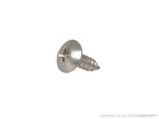 MX-5 pan head screw stainless steel 12mm long
