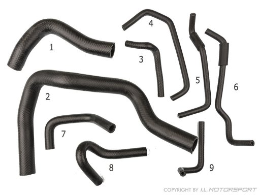MX-5 Cooling Hose Set I.L.Motorsport