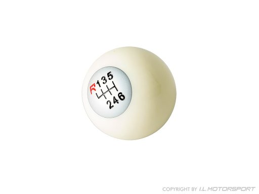 MX-5 shift knob snooker silver anodized  6 speed