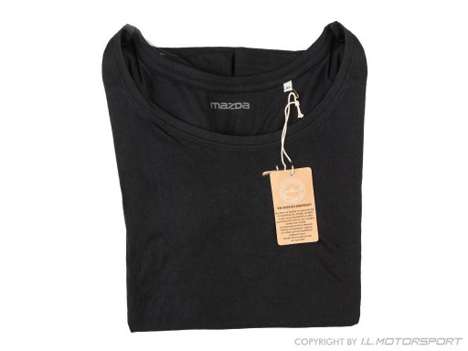 Mazda Dames Basic T-shirt zwart M