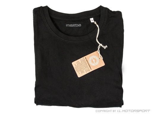 Mazda Heren Basic T-shirt zwart XL